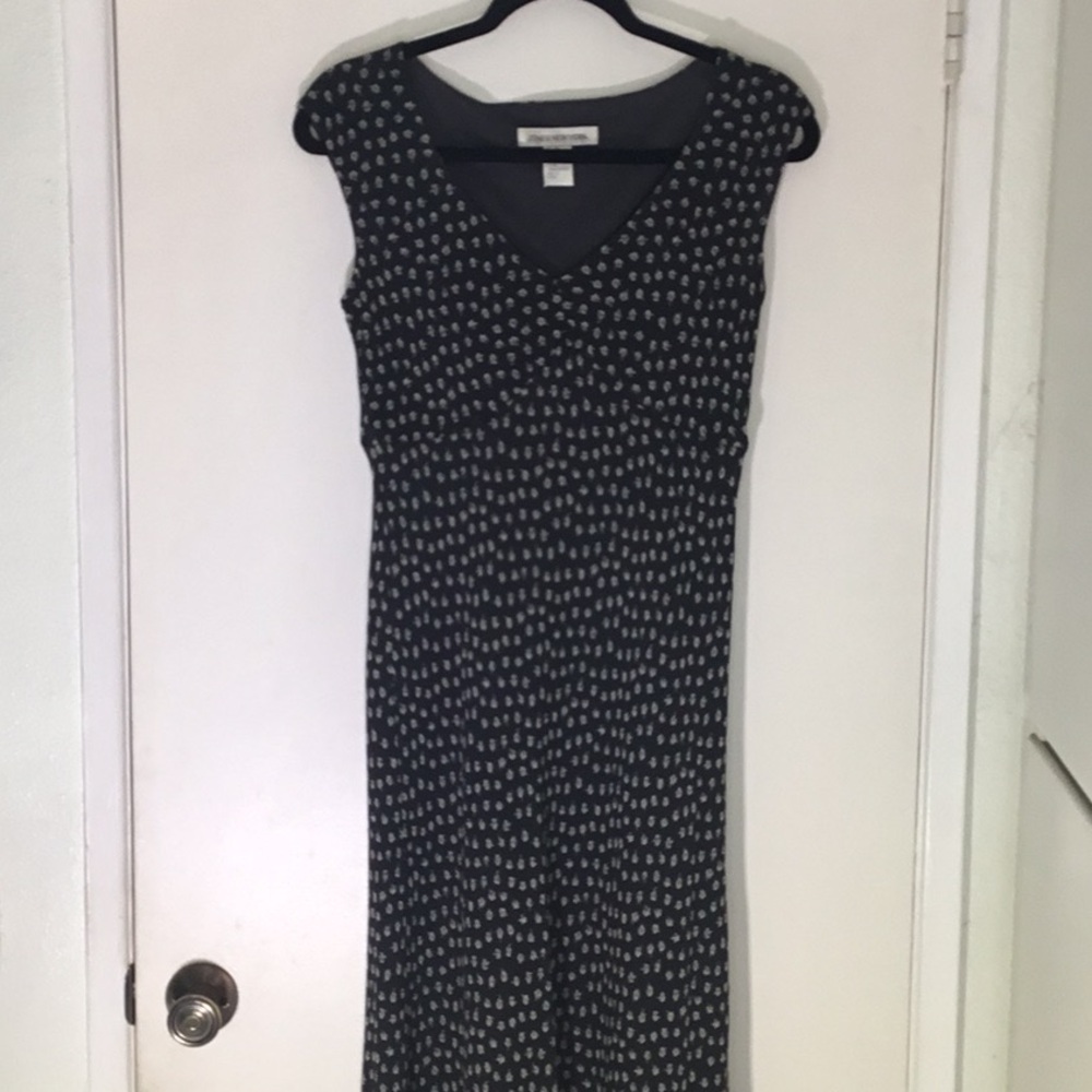 Jones New York Black and White Maxi Dress